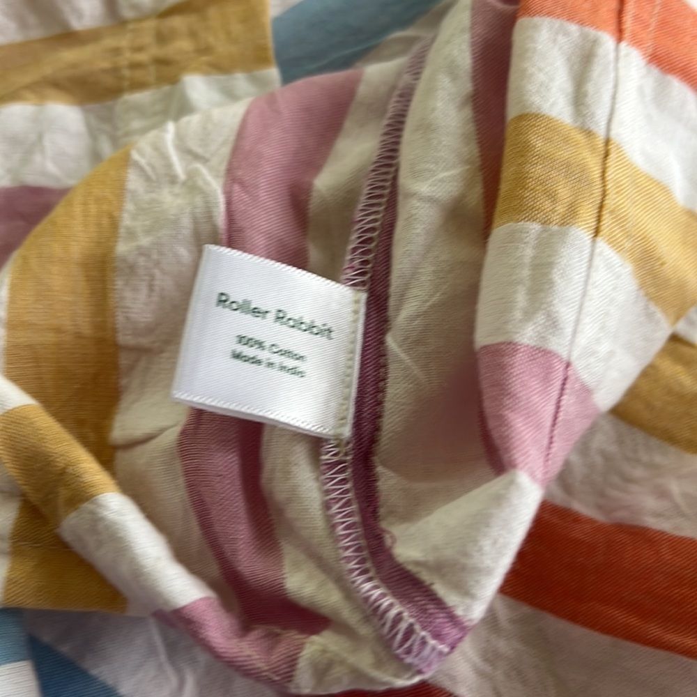 Roller Rabbit Rainbow Striped Nettie Caftan XS - Picture 8 of 8